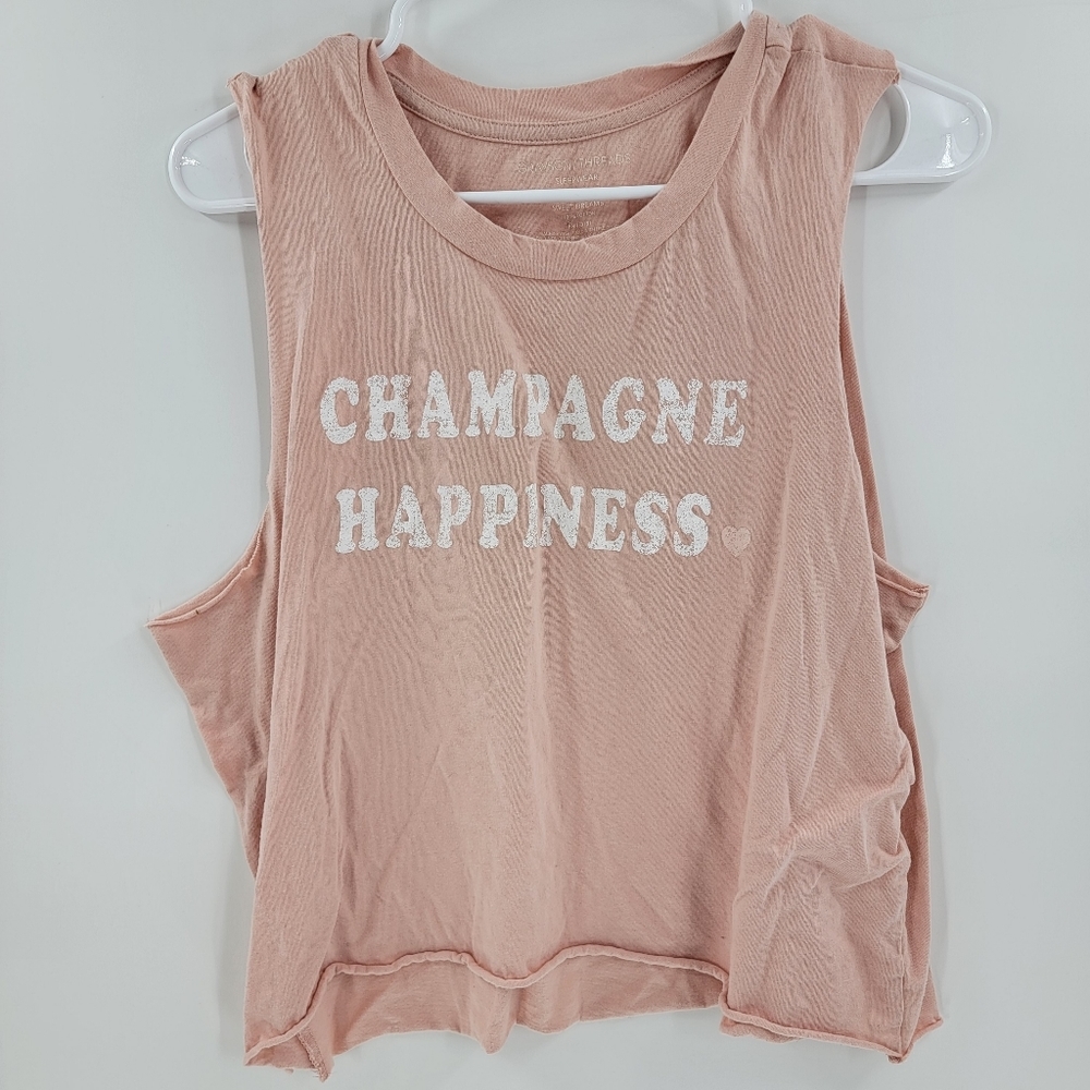Grayson threads champagne happiness xl crop top tank